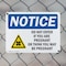 Signmission Do Not Enter If You Are Pregnant OSHA Notice Sign, Plastic, 10in W x 7in L, 2PK OS-2PACK-NS-P-710-L-11188 - alternate 2